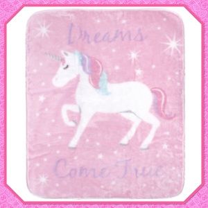 🦄New🦄 ❤️❤️❤️Unicorn Pile High Plush Blanket🦄